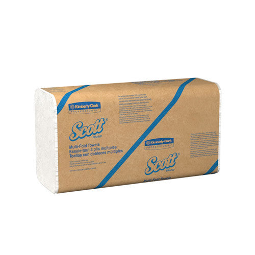 01807 SCOTT WHT M-FOLD TOWEL 9.2X9.4 100% RECYCLE 16/250/CS