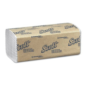 01700 SCOTT WHT S-FOLD TOWEL 16PK/250/CS