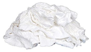 10524 WHITE T-SHIRT RAG 25LBS/CS
