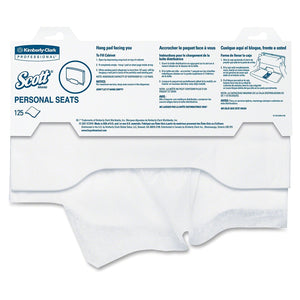 07410 SCOTT PERSONAL SEAT COVER WHITE 15X18 24PK/125SH/CS