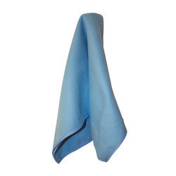 16"X16" MICROFIBER GLASS SUEDE BLUE 12/BAG LFK100