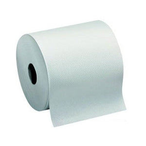 100% REC WHT GRN SL HRT TOWEL 7.75"X900 4RL/900'CS 900HWWGS